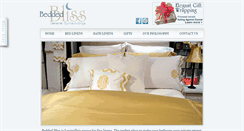 Desktop Screenshot of beddedblisslinens.com